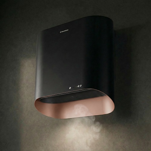 Кухонная вытяжка MAUNFELD GUNA&nbsp;60&nbsp;чёрный антрацит с&nbsp;розовым золотом