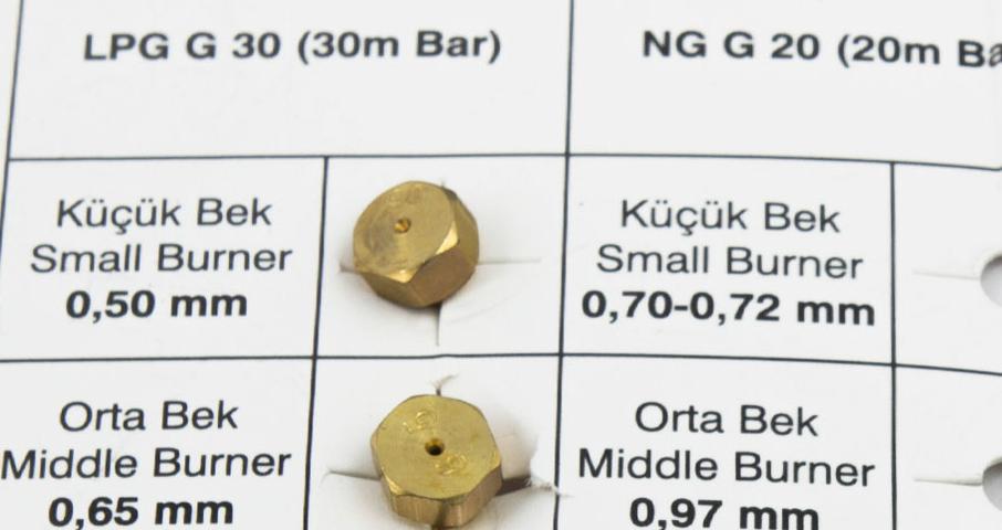 Все наши газовые варочные панели могут работать как от магистрального газа, так и от баллона со сжиженным газом. Для баллонного газа в комплекте ко всем панелям идут жиклеры SOURDILLON.