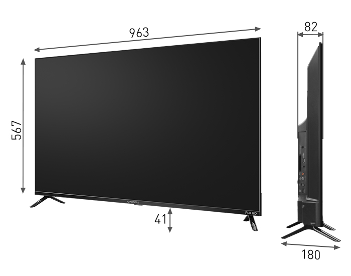 43" Телевизор MAUNFELD MLT43FSD02, Full HD, Android TV - фото9