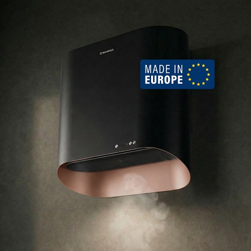 Кухонная вытяжка MAUNFELD GUNA&nbsp;60&nbsp;чёрный антрацит с&nbsp;розовым золотом