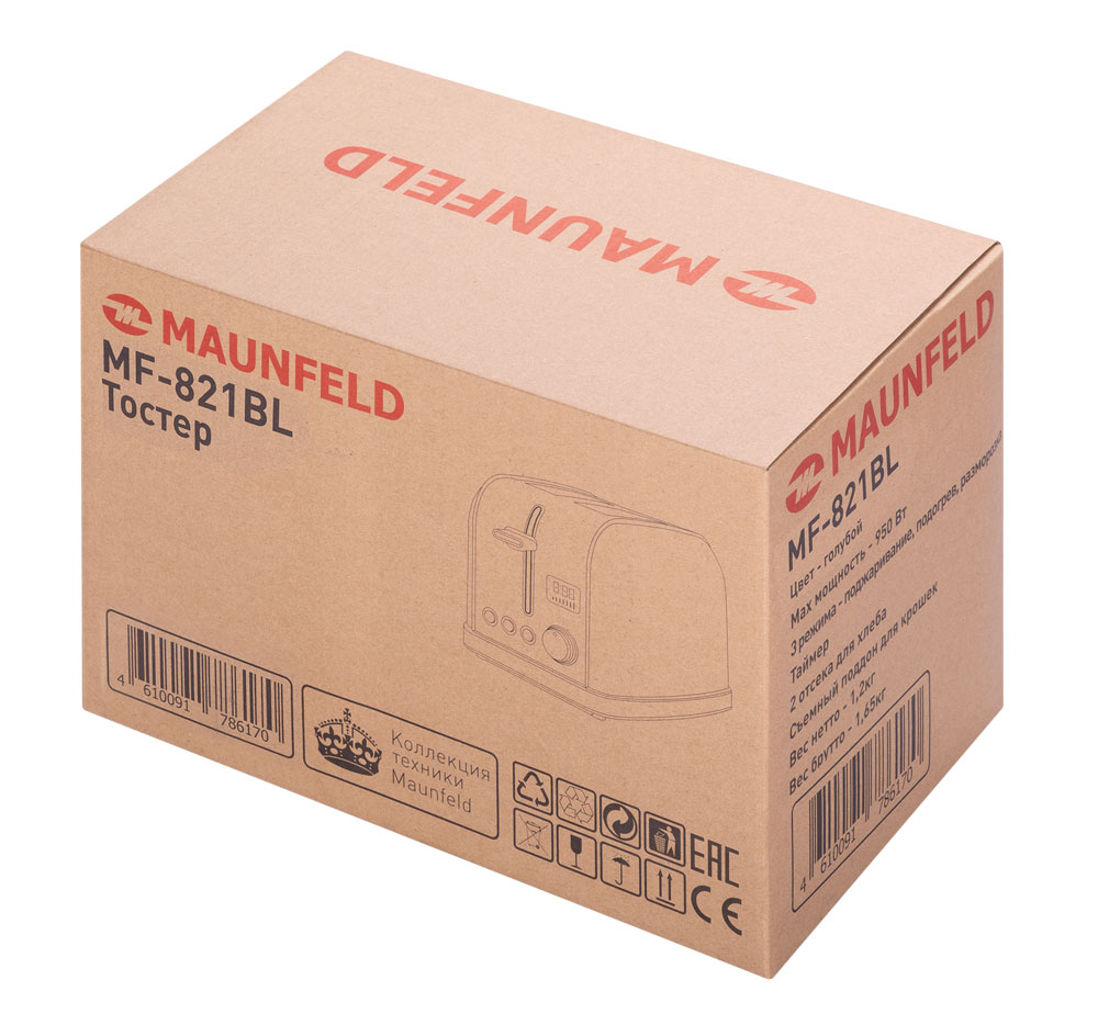 Тостер MAUNFELD MF-821 - фото5
