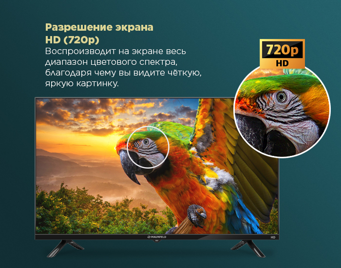 32" Телевизор MAUNFELD MLT32HSD02, HD, Android TV - фото16