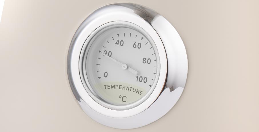 Винтажный круглый термометр