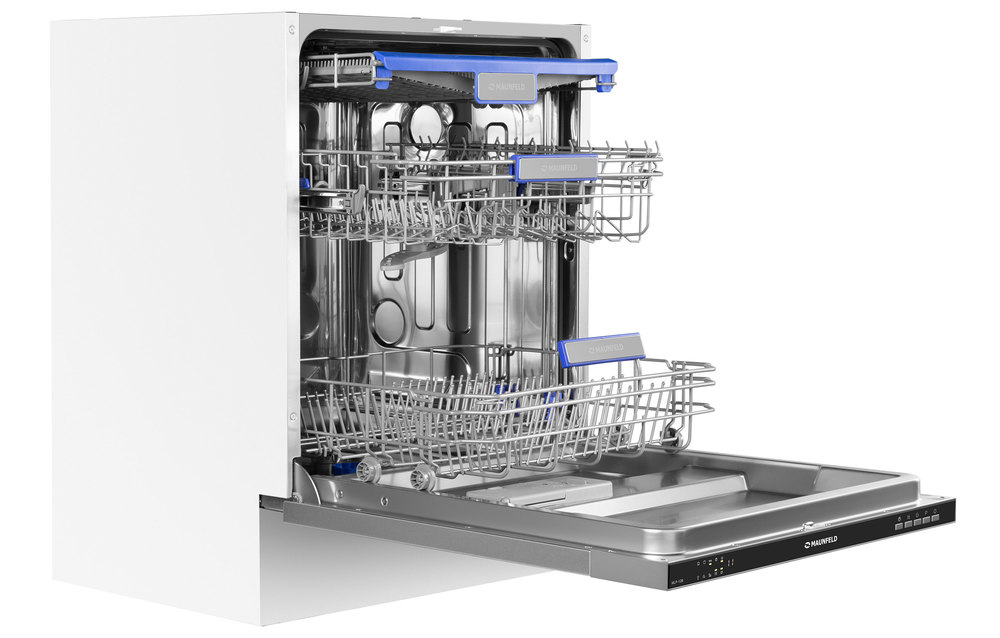 Посудомоечная машина с турбосушкой и лучом на полу MAUNFELD MLP-12B - фото9
