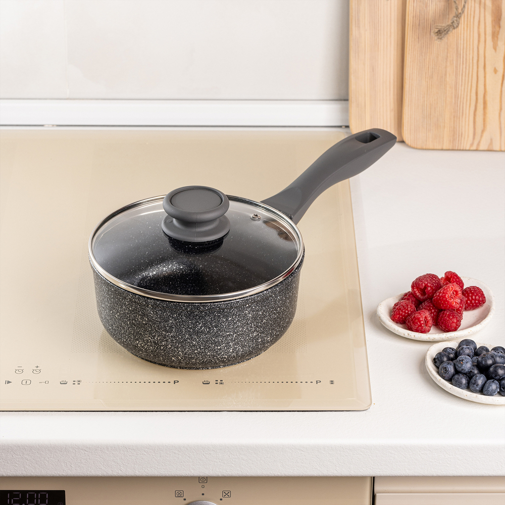Ковш MAUNFELD GRETA MF18GRTT01SP из литого алюминия со стеклянной крышкой, 18 см, 1,6 л - фото9