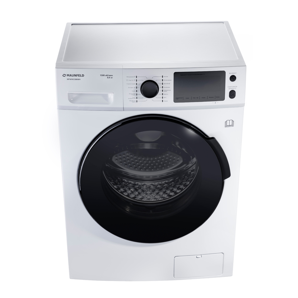 Стиральная машина c сушкой инвертором и паром MAUNFELD MFWM1586WH - фото5