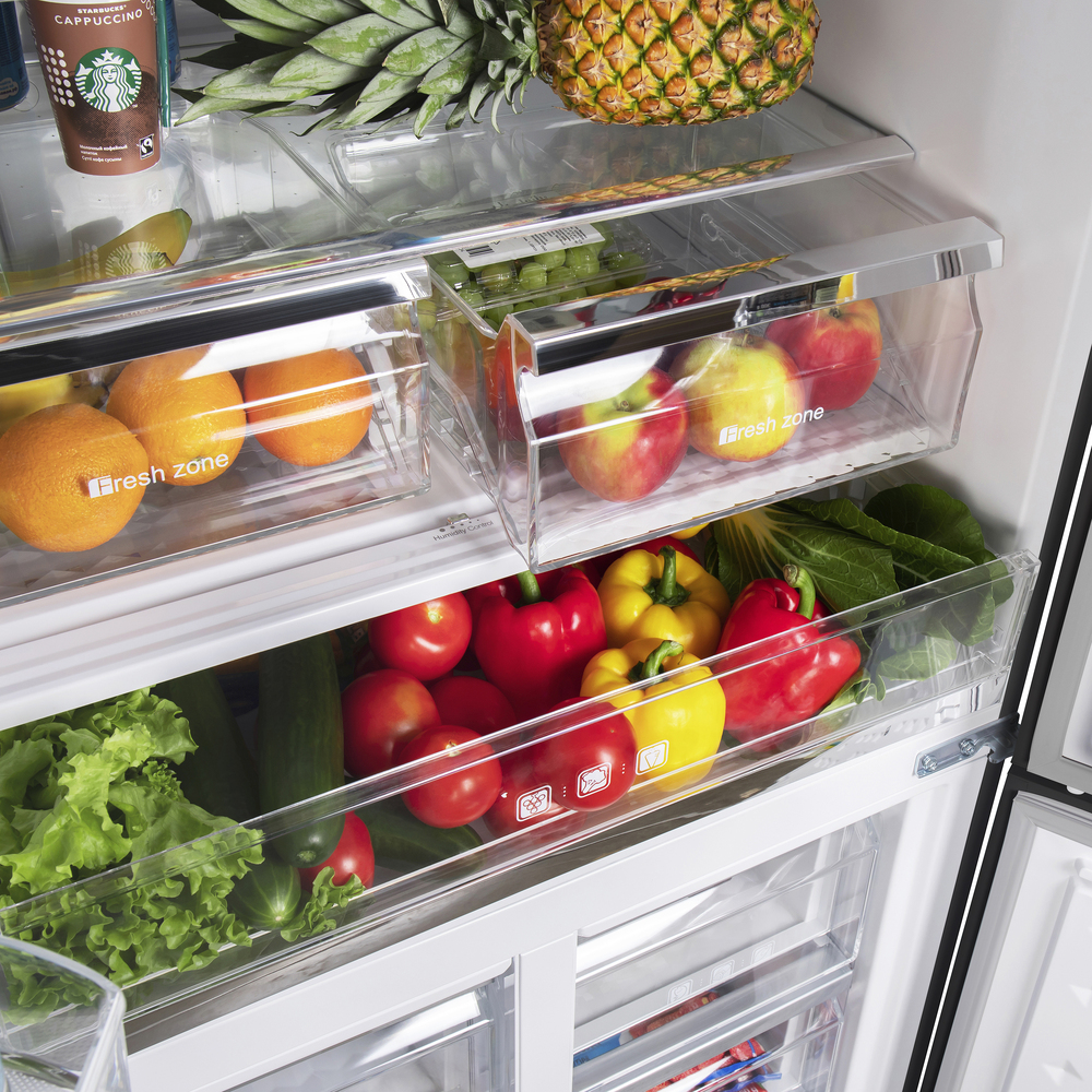 Холодильник с инвертором MAUNFELD MFF182NFSB - фото15