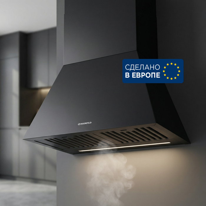 Кухонная вытяжка MAUNFELD BERK&nbsp;60&nbsp;чёрный антрацит
