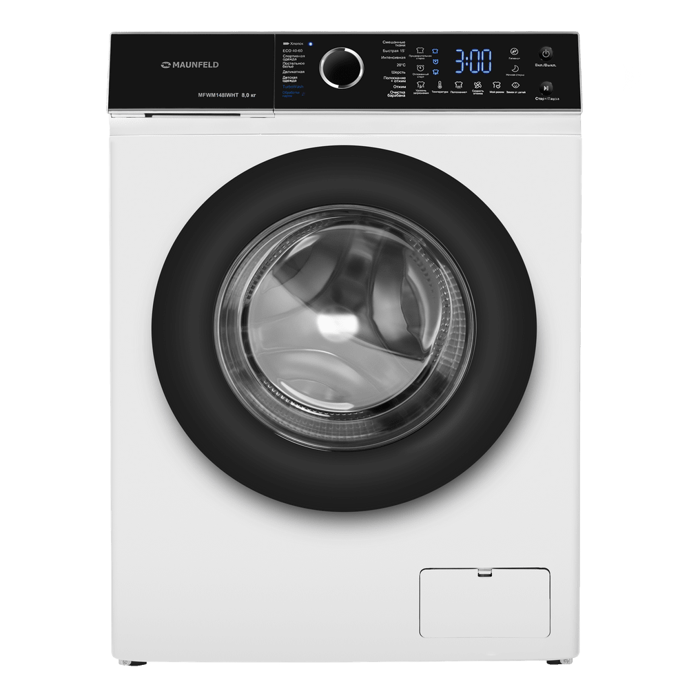 Стиральная машина c инвертором и паром MAUNFELD MFWM148IWHT - фото1