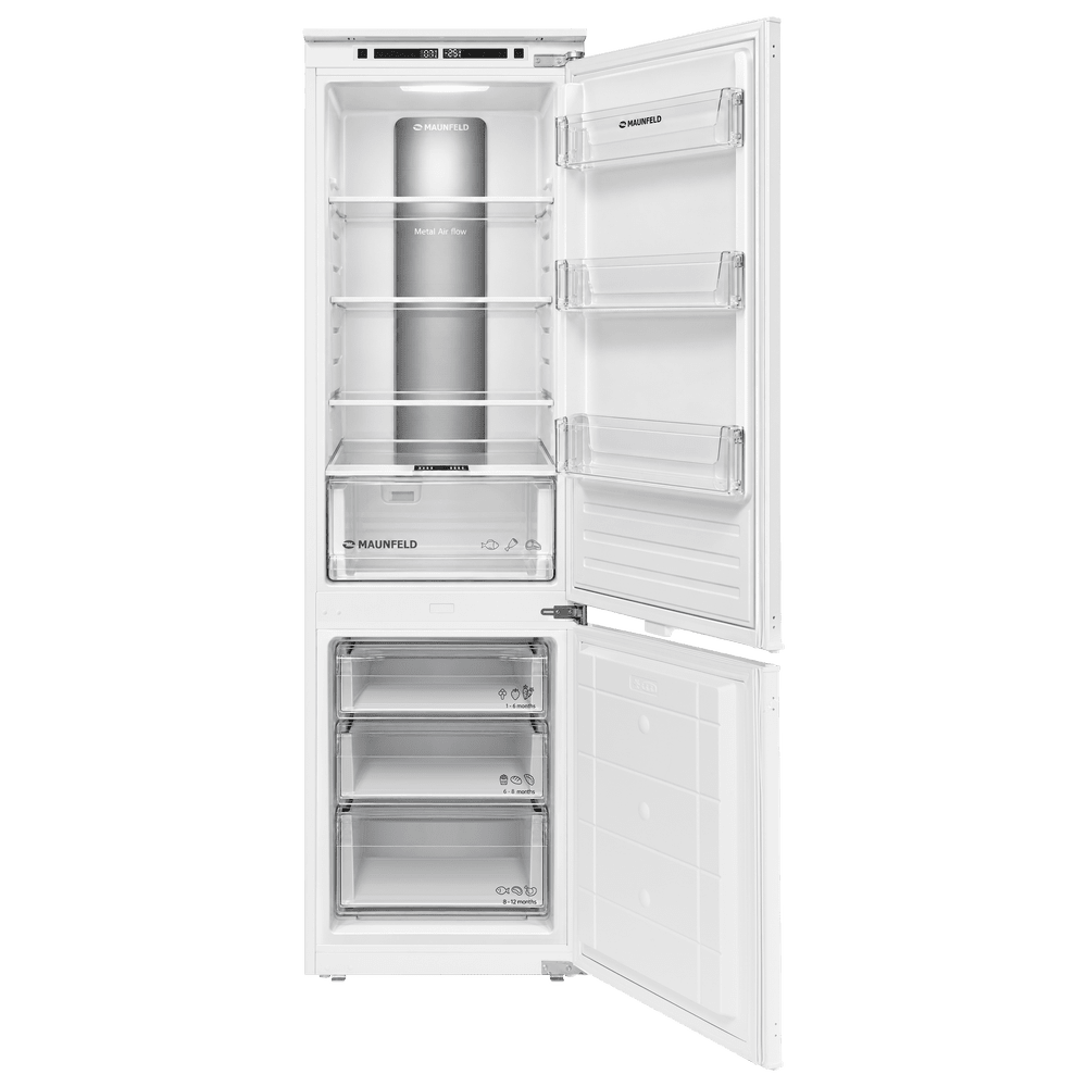 Холодильник-морозильник встраиваемый MAUNFELD MBF1772NFWH Inverter - фото1