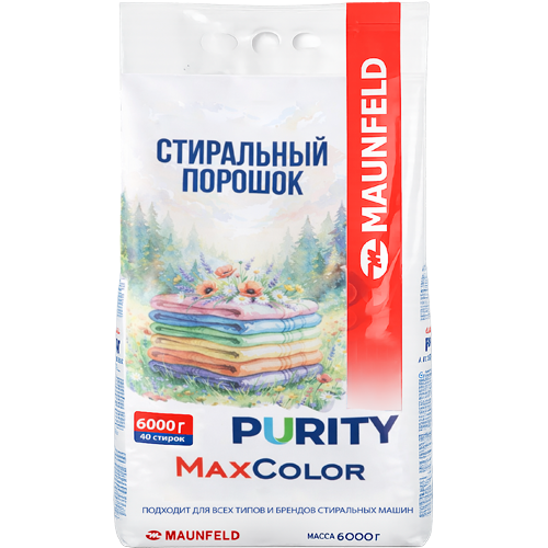 Стиральный порошок  Maunfeld Purity Max Color Automat 6000г MVM6000МС