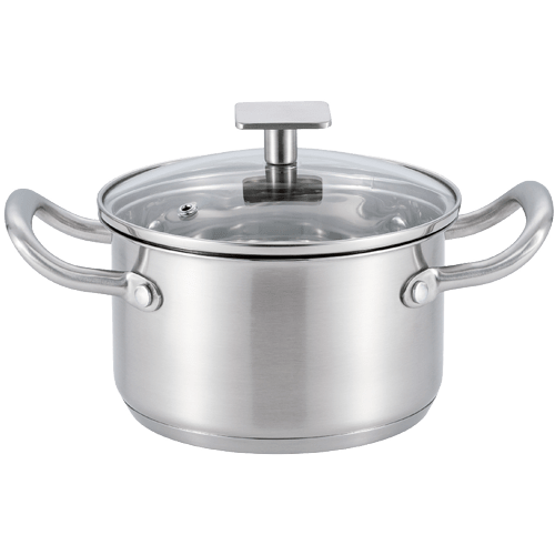 Кастрюля MAUNFELD FLORENCE MF19FR01CR из&nbsp;нержавеющей стали со&nbsp;стеклянной крышкой, 16&nbsp;см, 1,9&nbsp;л