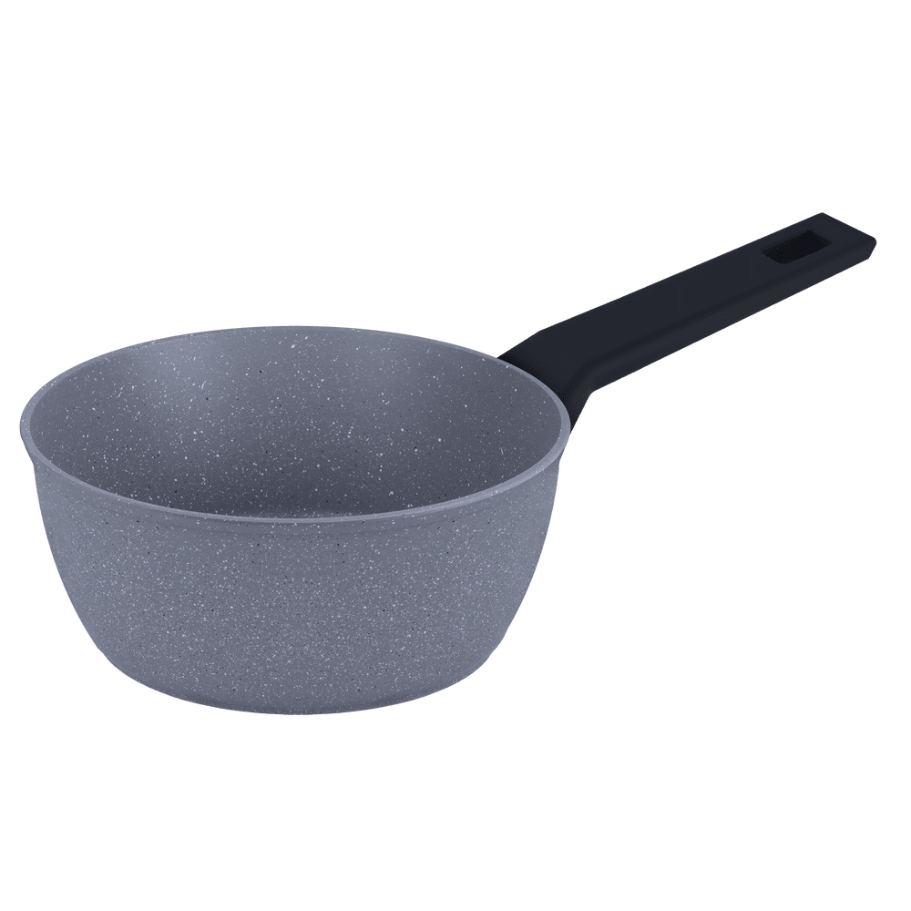 Ковш FILIGRANA SAGA FG18SGA01SP из кованого алюминия со стеклянной крышкой, 18 см - фото2