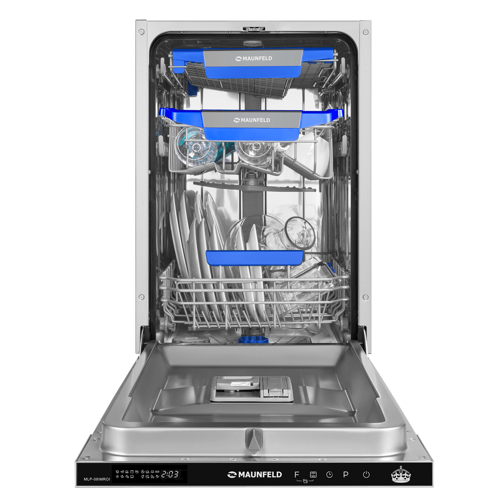 Посудомоечная машина c инвертором и авто-открыванием MAUNFELD MLP-08IMROI - фото4