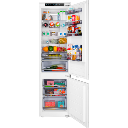 Холодильник-морозильник встраиваемый MAUNFELD MBF19354NFWGR LUX
