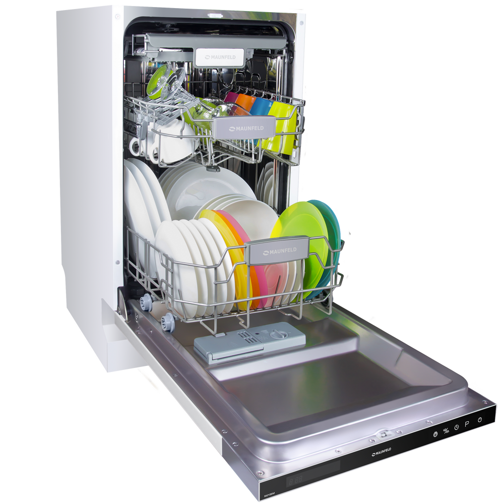 Посудомоечная машина с турбосушкой и лучом на полу MAUNFELD MLP-08IM - фото5