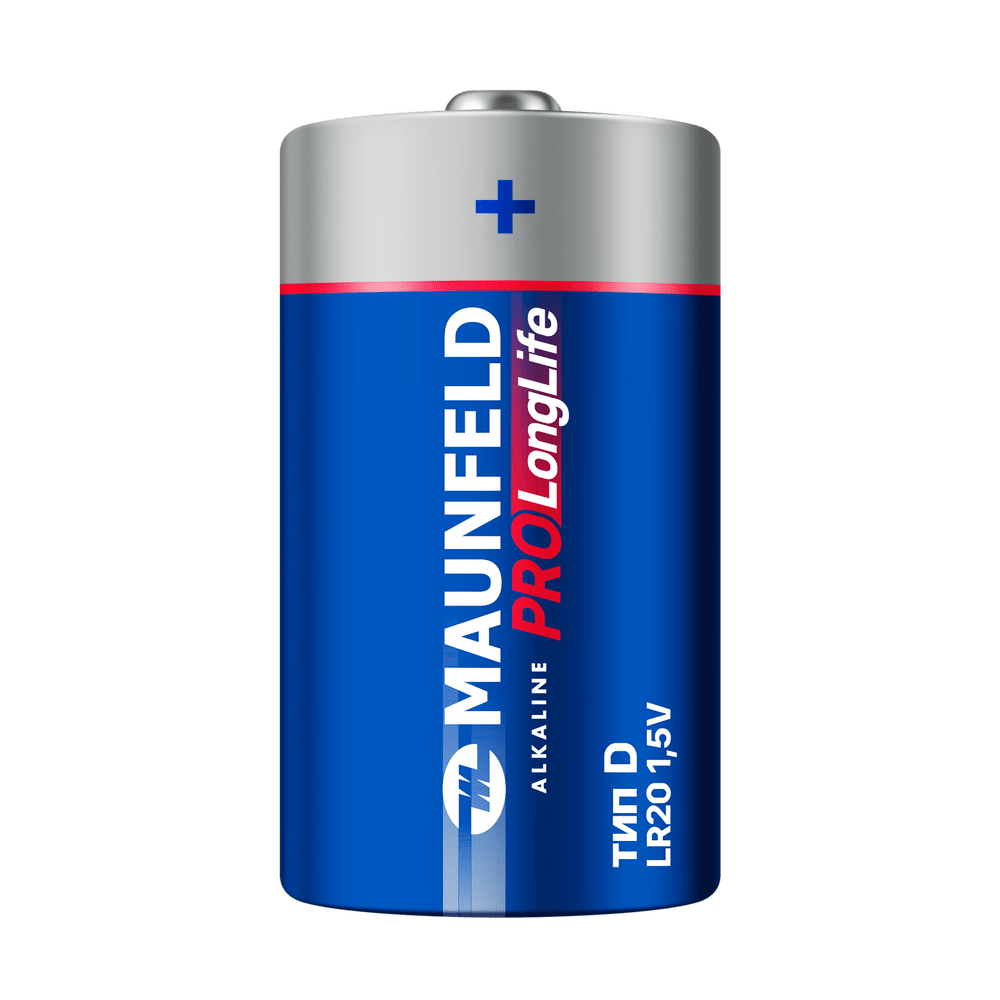 Батарейки MAUNFELD PRO Long Life Alkaline D(LR20) MBLR20-BL2, блистер 2 шт. - фото3