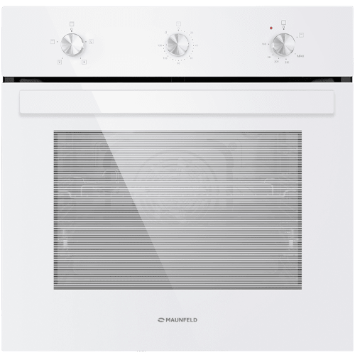 Узкий шкаф духовой газоэлектрический MAUNFELD EOGC604W Slim