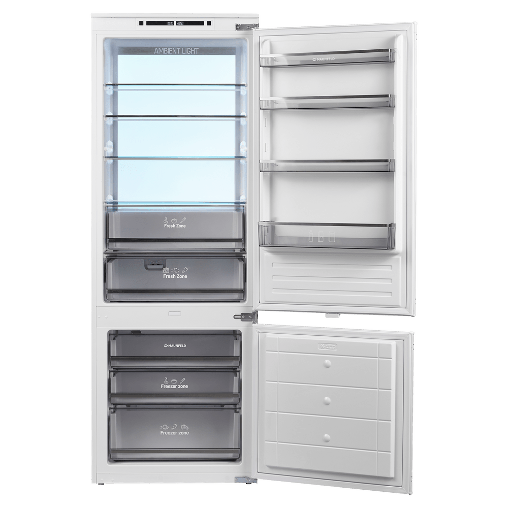 Холодильник-морозильник встраиваемый MAUNFELD MBF193NFW1GR Inverter - фото5