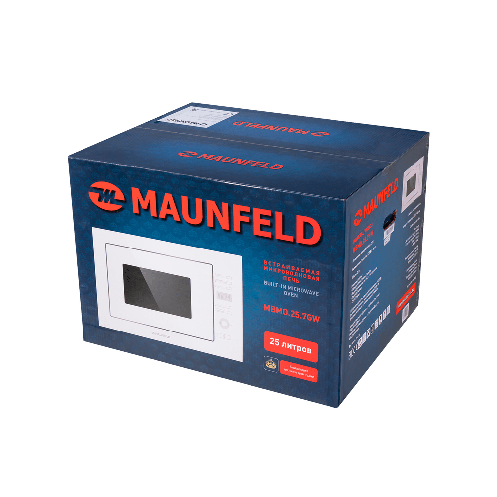 Микроволновая печь встраиваемая MAUNFELD MBMO.25.7GW - фото10