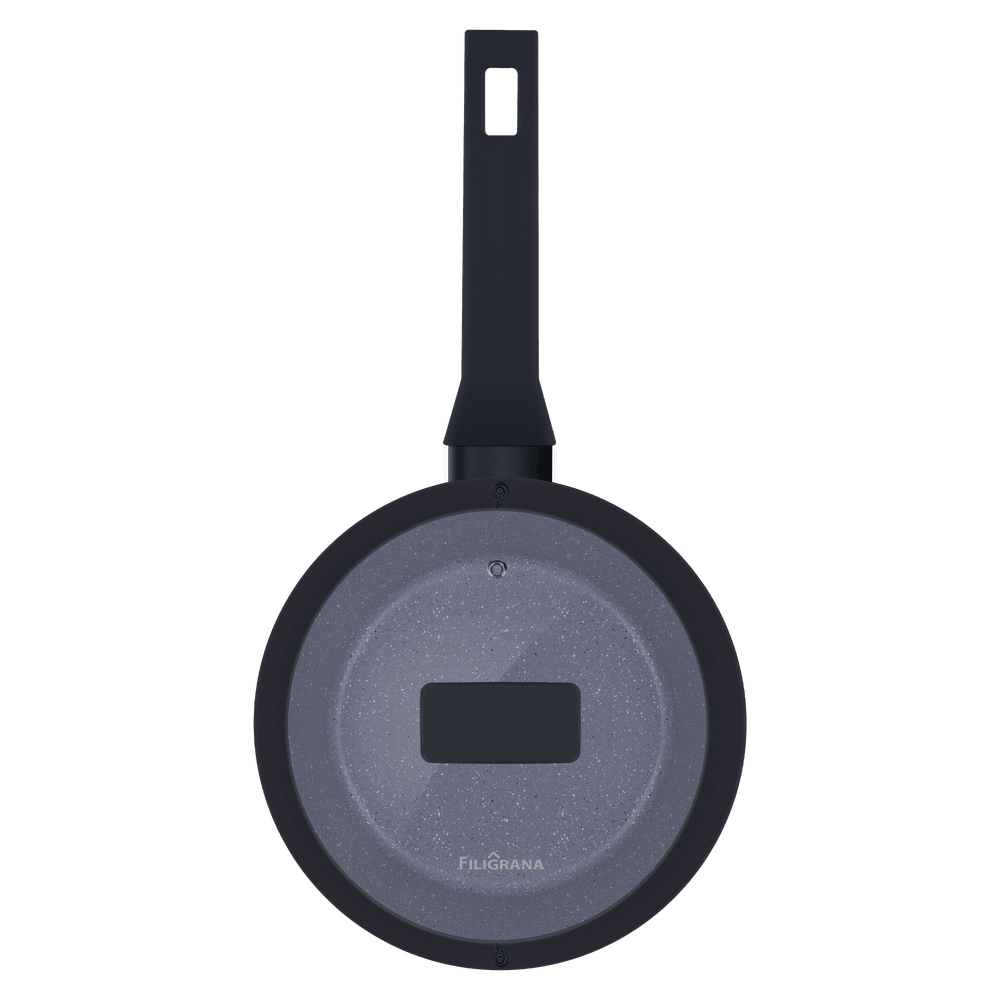 Ковш FILIGRANA SAGA FG18SGA01SP из кованого алюминия со стеклянной крышкой, 18 см - фото4