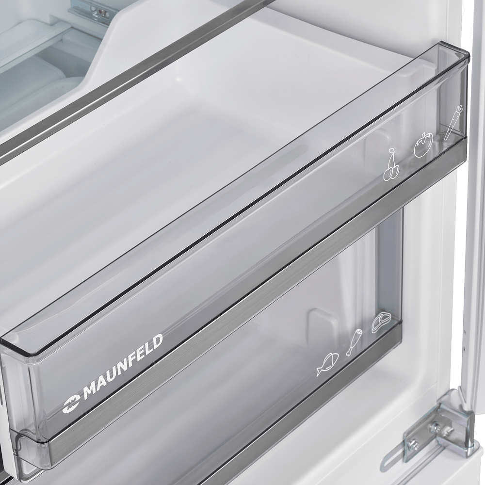 Встраиваемый холодильник NO FROST с инвертором MAUNFELD MBF177NFFWGR Inverter - фото6
