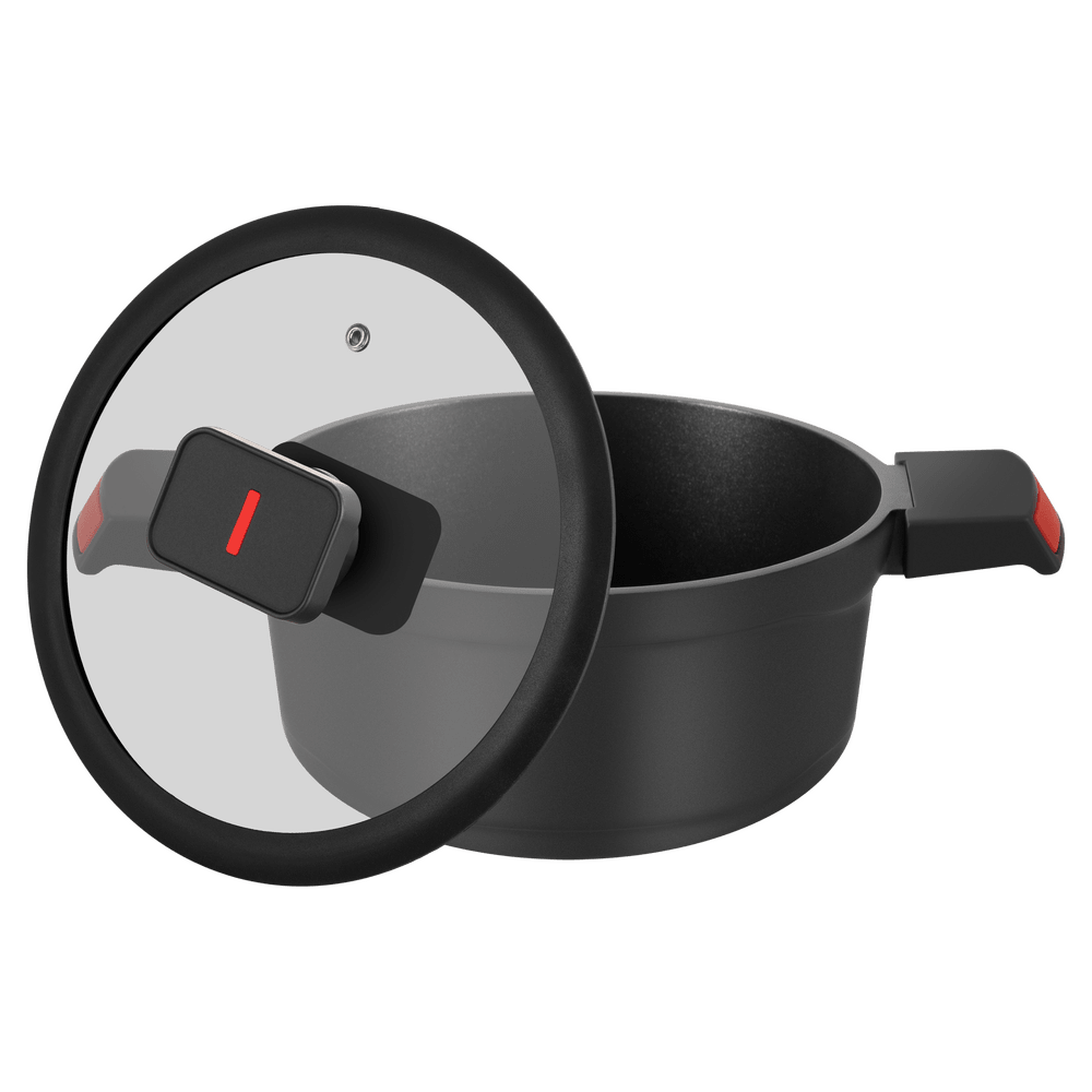 Кастрюля  с крышкой MAUNFELD AURORA MF24ARR1CS из литого алюминия, 24*12см - фото9