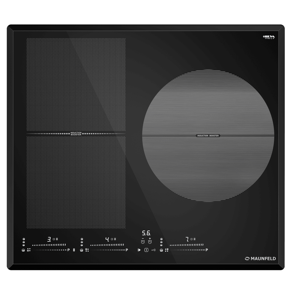 Индукционная варочная панель с Flex Zone и Booster MAUNFELD CVI593SFBK LUX - фото1