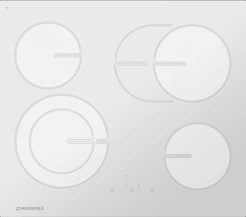 Электрическая варочная панель MAUNFELD MVCE59.4HL.1SM1DZT-WH