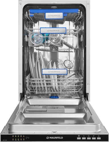 Посудомоечная машина с&nbsp;турбосушкой и&nbsp;лучом на&nbsp;полу MAUNFELD MLP-08B