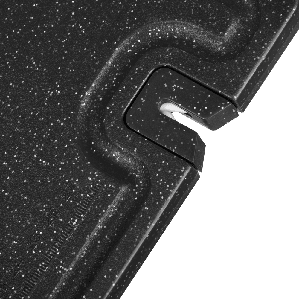 Доска разделочная с ножеточкой MAUNFELD ASTRID MF40ASTR31CB, 40*31,5 см, черный - фото6