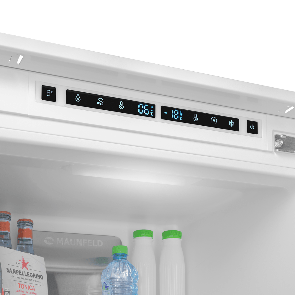 Встраиваемый холодильник NO FROST с инвертором MAUNFELD MBF193NFWGR Inverter - фото13