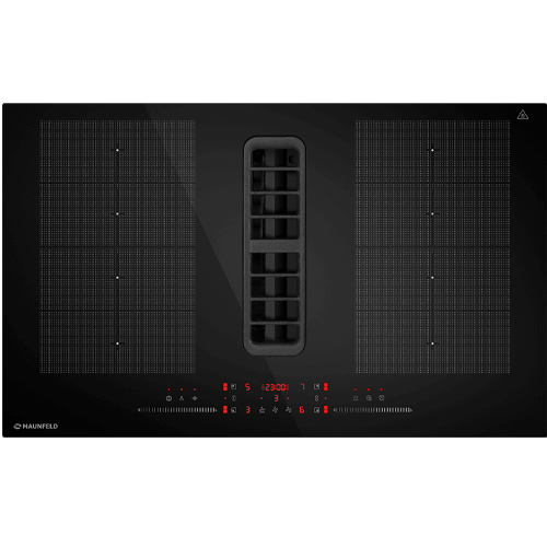 Индукционная варочная панель с&nbsp;интегрированной вытяжкой, объединением зон Bridge Induction MAUNFELD MIHC834SF2BK