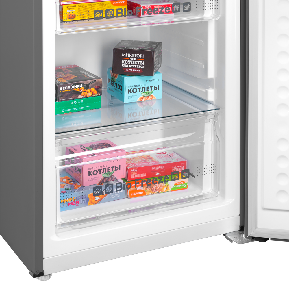 Холодильник-морозильник с инвертором MAUNFELD MFF187NFI10_1 - фото13