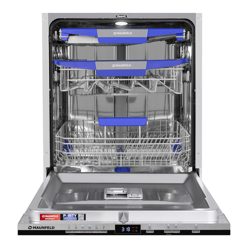 Посудомоечная машина с авто-открыванием MAUNFELD MLP60230 Light Beam Inverter Wi-Fi - фото2
