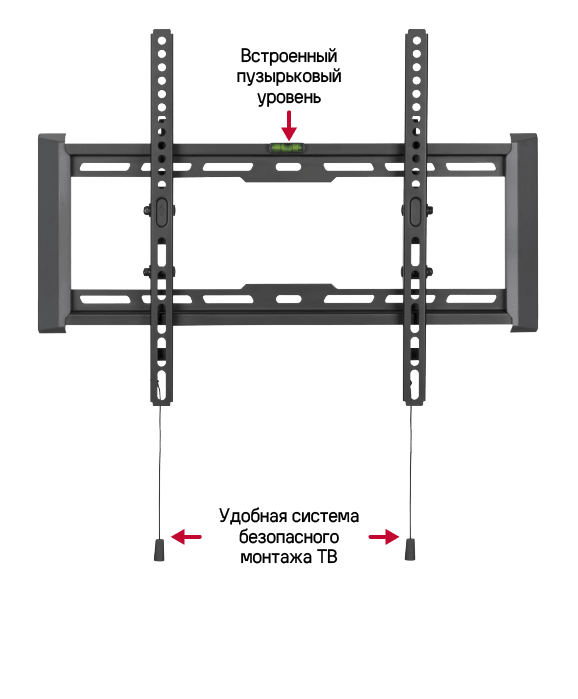 Кронштейн для ТВ наклонный усиленный MAUNFELD MTM-3270TH, 32"-70" - фото2