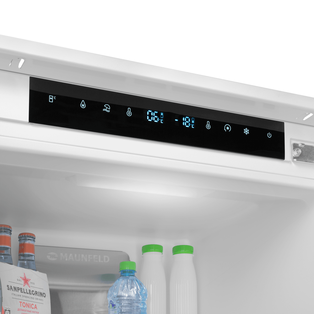 Холодильник-морозильник встраиваемый MAUNFELD MBF17754NFWHGR LUX - фото13