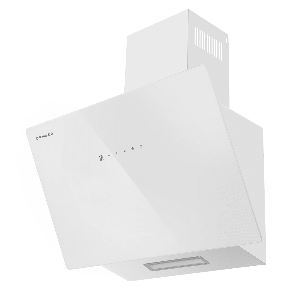 Кухонная вытяжка MAUNFELD Elf 60 белое стекло - фото1