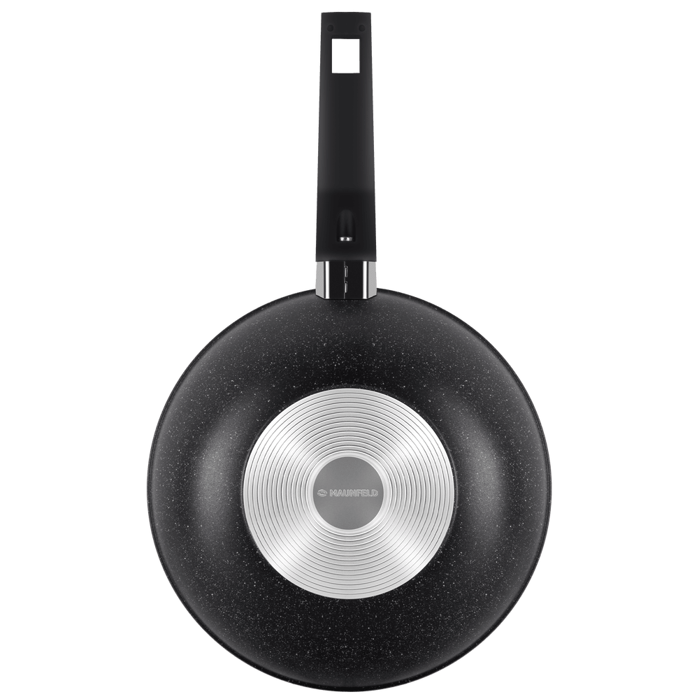 Сковорода вок MAUNFELD ELLA MF26EL01WF  из литого алюминия, 26 см - фото5