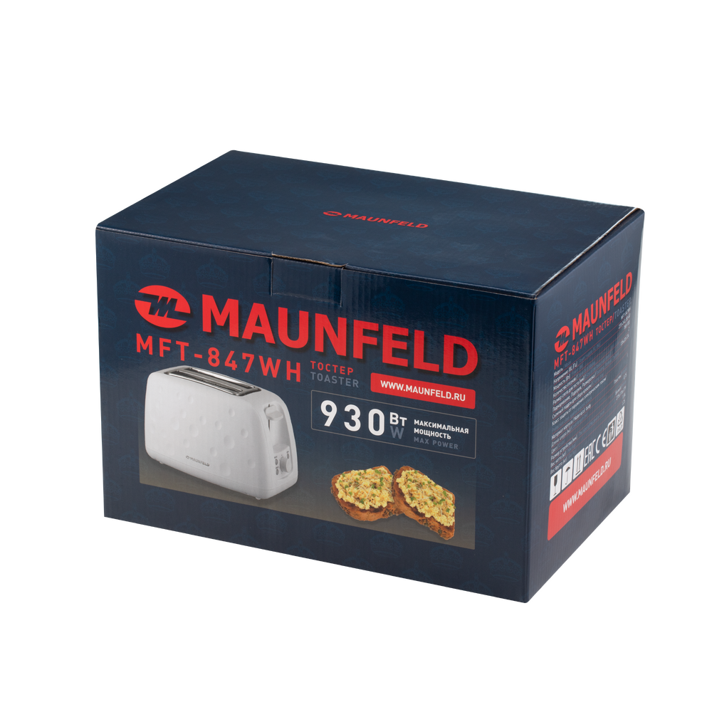 Тостер MAUNFELD MFT-847WH - фото10