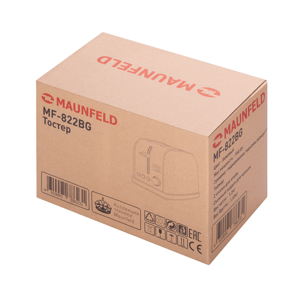 Тостер MAUNFELD MF-822 - фото4