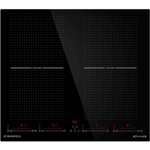 Индукционная варочная панель с&nbsp;двумя Flex Zone и&nbsp;Booster MAUNFELD CVI594SF2BK Inverter