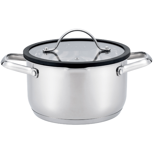 Кастрюля MAUNFELD ORIANA MF40RN01CR из&nbsp;нержавеющей стали со&nbsp;стеклянной крышкой, 20&nbsp;см, 3,6&nbsp;л