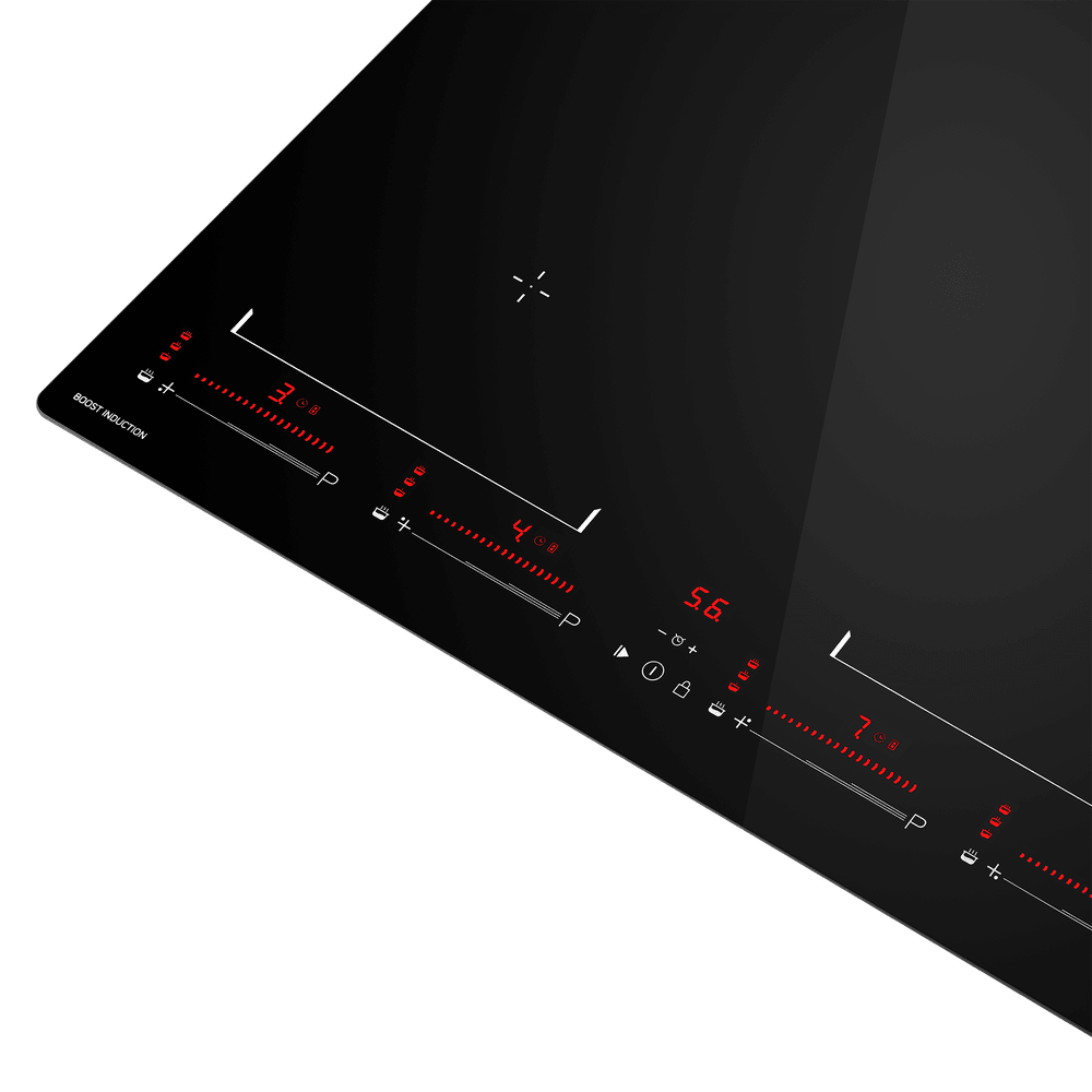 Индукционная варочная панель с объединением зон Bridge Induction и Booster MAUNFELD CVI604SBEXBK - фото4
