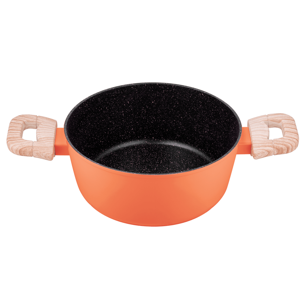 Кастрюля MAUNFELD MARTA MCS22FA06CL из кованого алюминия со стеклянной крышкой, 20 см, 2,2 л. - фото2