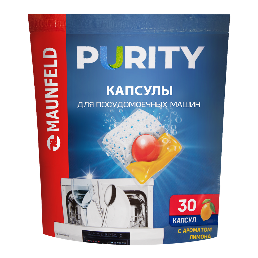 Капсулы для посудомоечной машины Maunfeld Purity MDC30LF (30 шт. в упаковке) - фото1