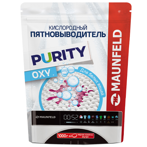 Кислородный пятновыводитель для&nbsp;белых вещей OXY MAUNFELD Purity MSW1000G