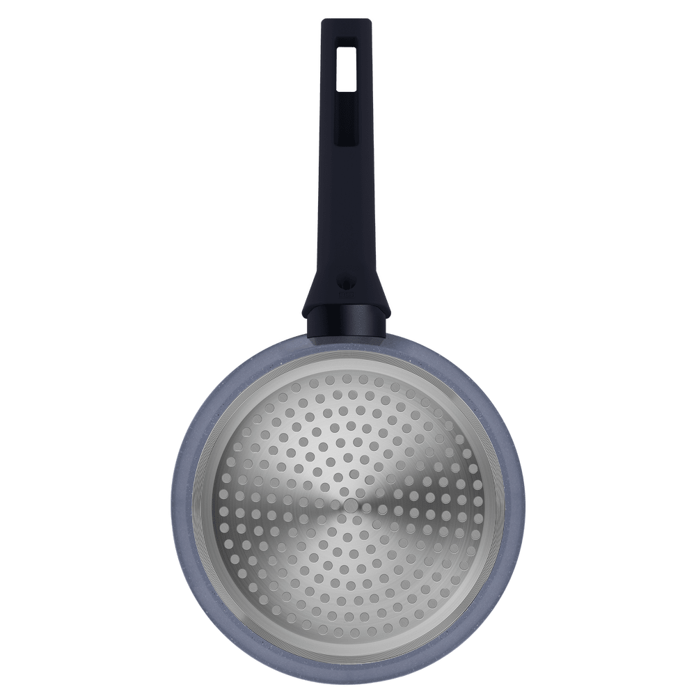 Ковш FILIGRANA SAGA FG18SGA01SP из кованого алюминия со стеклянной крышкой, 18 см - фото6