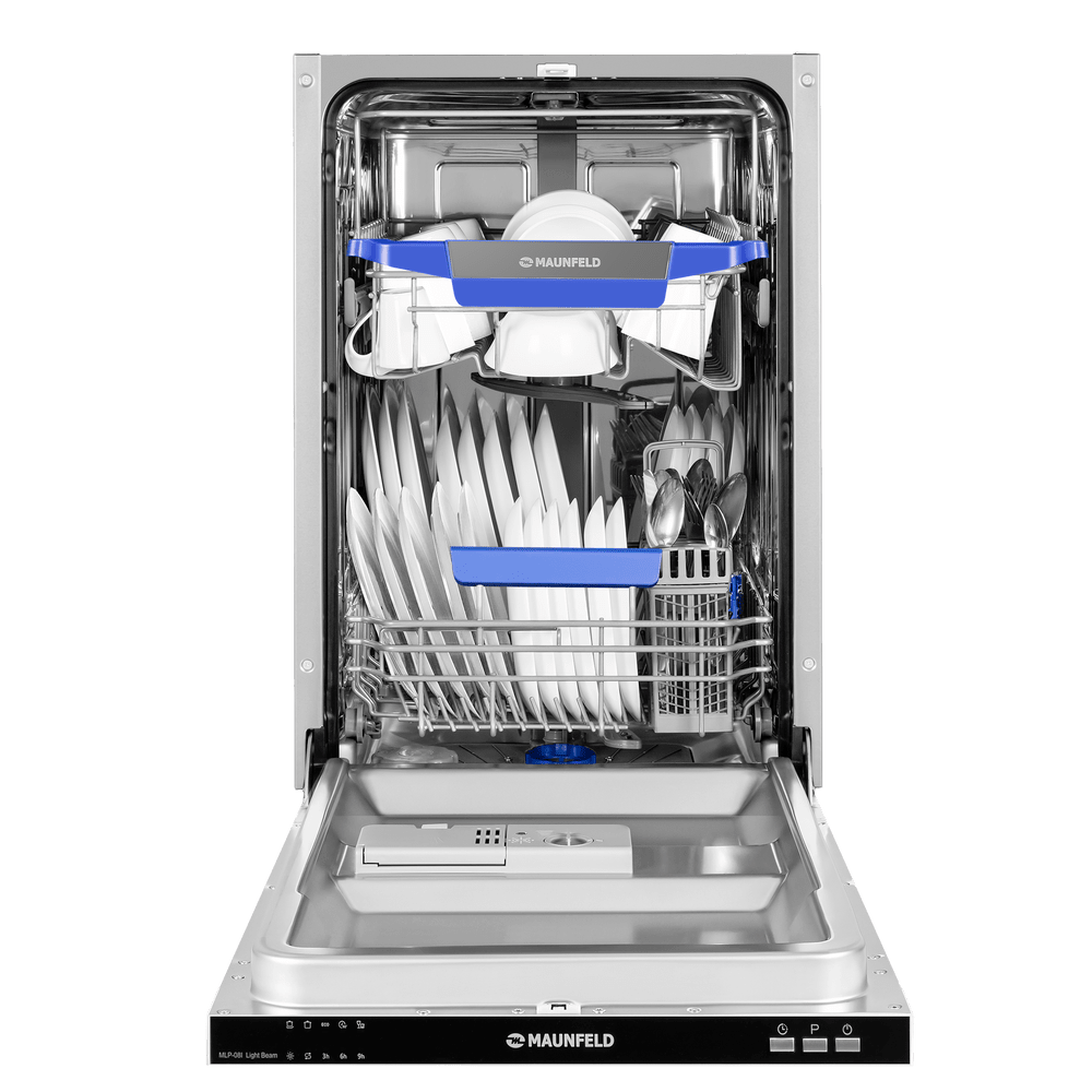 Посудомоечная машина c лучом на полу MAUNFELD MLP-08I Light Beam - фото3