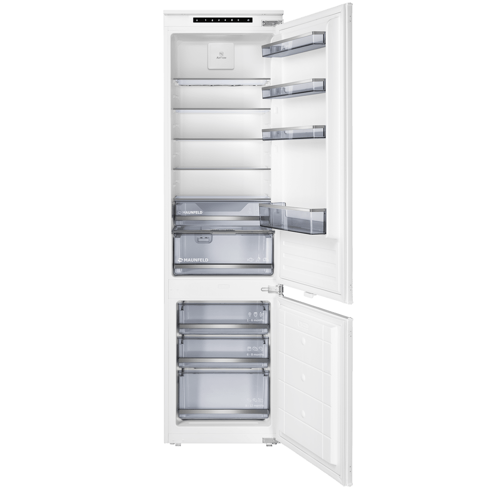 Встраиваемый холодильник LOW FROST с инвертором MAUNFELD MBF193SLFWGR Inverter - фото3